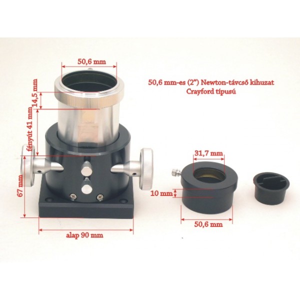 2 inch Crayford Fokuser sa adapterom na 1.25 inch