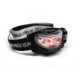 Lampa za glavu (crvena i bela LED)